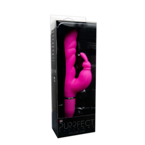 PURRFECT SILICONE DELUXE DUO VIBE PINK PURRFECT SILICONE DELUXE DUO VIBE PINK