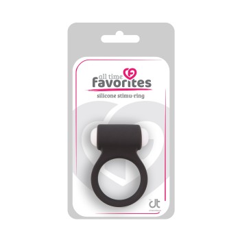 LIT-UP SILICONE STIMU RING 3 BLACK LIT-UP SILICONE STIMU RING 3 BLACK