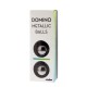DOMINO Bolas Metalicas - Prateadas