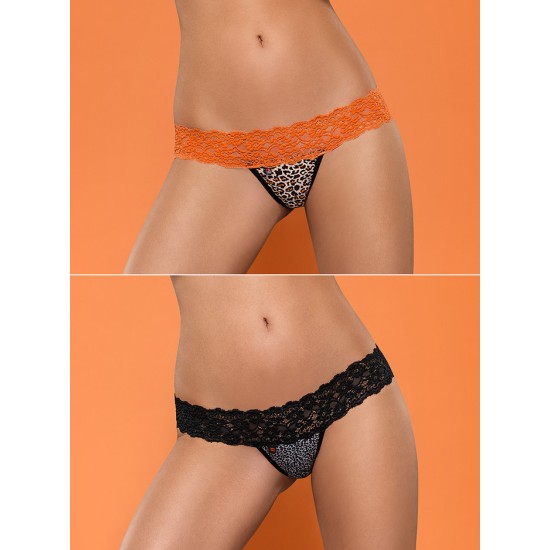 Conjunto Lacea Tanga Pack Animal S/M