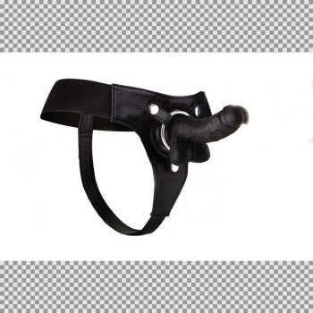 Realistico - 8 - Strap-On - Preto