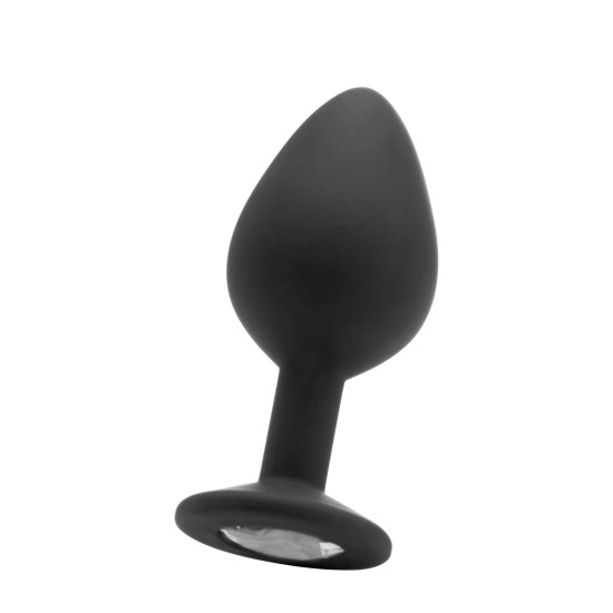 Plug Anal Grande Diamond Preto