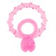 BasicX TPR anel duplo penis rosa 1