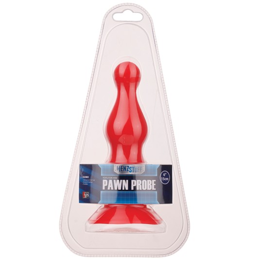 Plug Anal Pawn Probe Menzstuff 15cm Vermelho