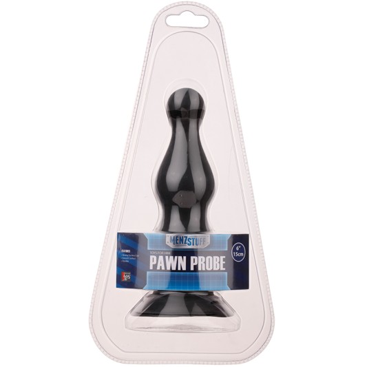 Plug Anal Pawn Probe Menzstuff 15cm Preto
