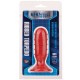 Plug Anal Ribbed Torpedo Menzstuff 8cm Vermelho