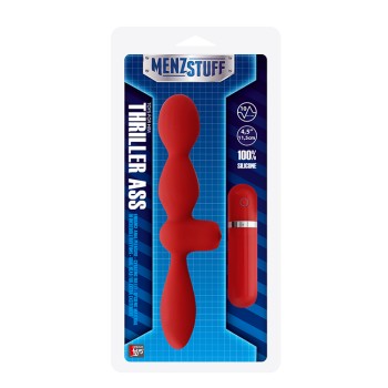 Vibrador Anal Duplo Thriller Ass Menzstuff Vermelho