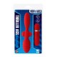 Vibrador Anal Duplo Thriller Ass Menzstuff 10cm Vermelho